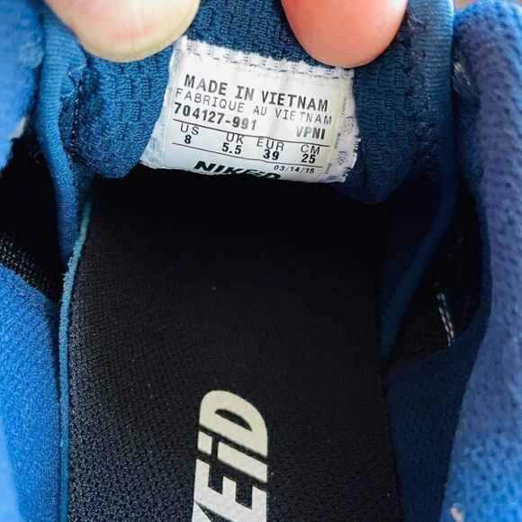 NEW Dark Navy NIKE AIR MAX NikeID Customs Mens 8 US Womens 39 EUR - Picture 7 of 10